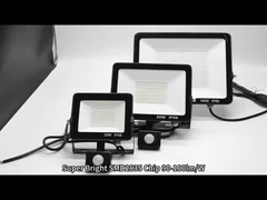 محرك LED متكامل واط PIR ضوء الفيضانات اختيار ألوان متفوقة للمساحات الخارجية